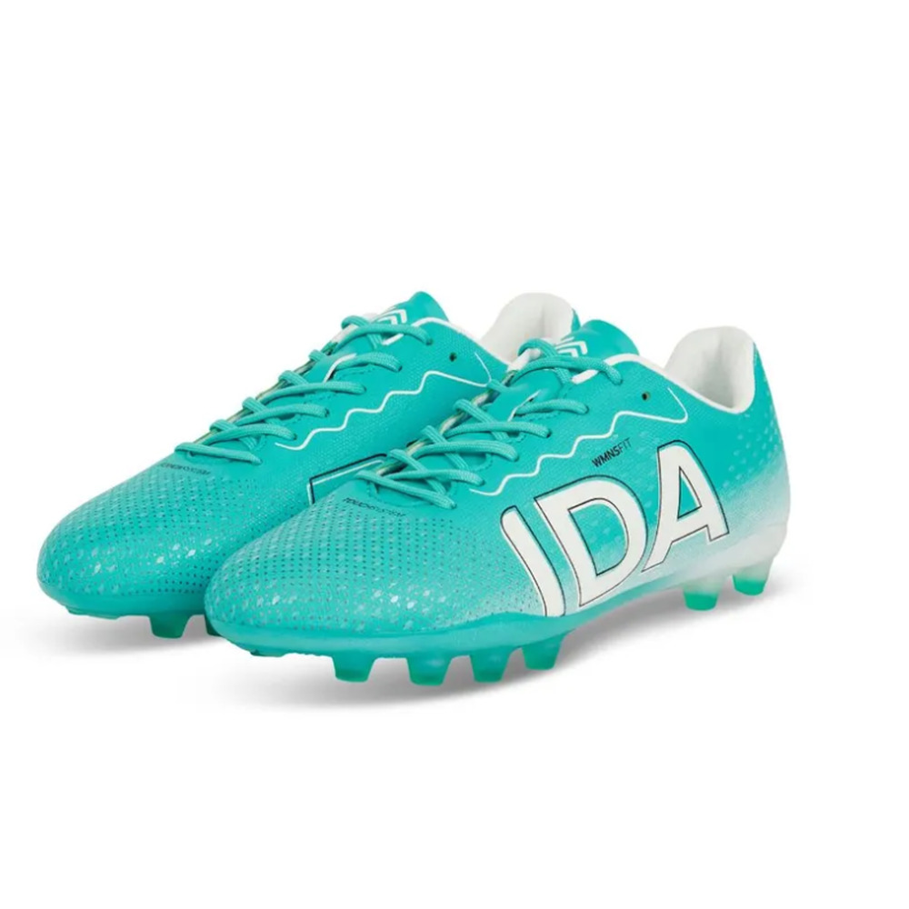 IDA Women's Rise Club FG Molded Soccer Cleats Size 9 Teal White NWOB